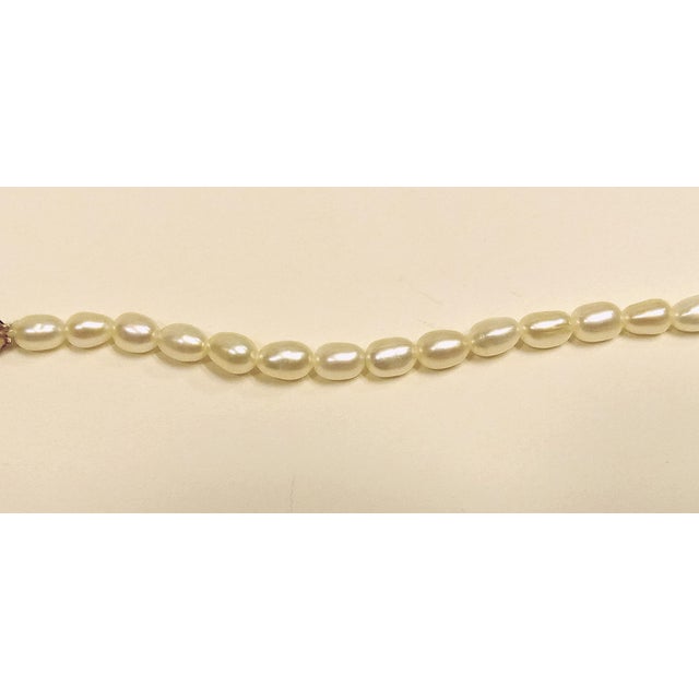 2020s Contemporary Baltic Amber and Cultured Freshwater Pearl Necklace With 14k Gold Clasp For Sale - Image 5 of 10