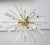 Italian 21st Century Oro Murano Glass Rod Sputnik Chandelier by Fabio LTD For Sale - Image 3 of 6