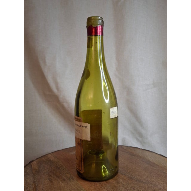 Vintage Empty 1947 Chambertin Wine Bottle Heublein Rare Wine Auction Provenance For Sale - Image 11 of 18