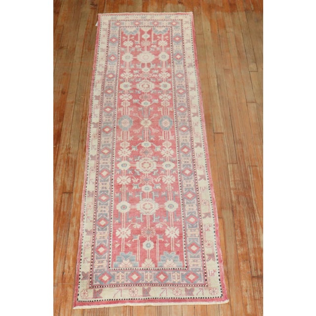 Early 20th Century Narrow Vintage Khotan Runner - 2'4" x 6'11" For Sale - Image 5 of 10