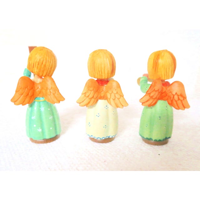 Anri - Hand-Crafted Hand-Painted Angels Playing Music for the Holidays! For Sale In Miami - Image 6 of 15