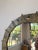 Brutalist Round Hammered Gold-Tone Metal Mirror, 1950s For Sale - Image 11 of 18