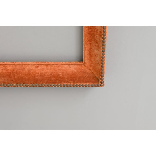 Fabric Covered Picture Frame, 1890s For Sale - Image 3 of 6