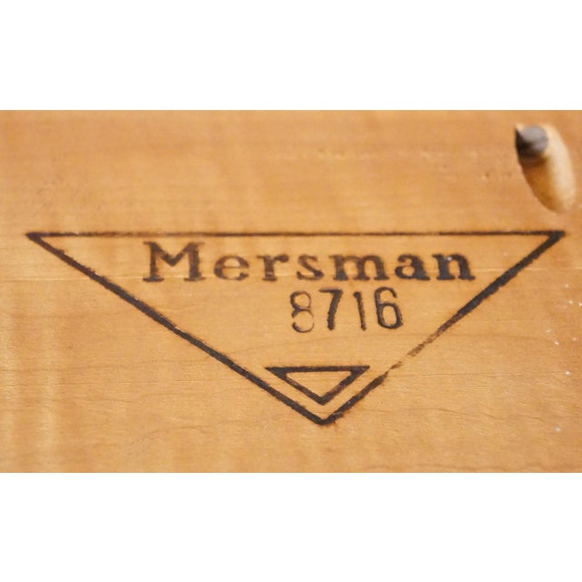 Mersman Furniture Solid Walnut Italian Mediterranean Style 26" Square Accent End Table 8716 For Sale - Image 13 of 13