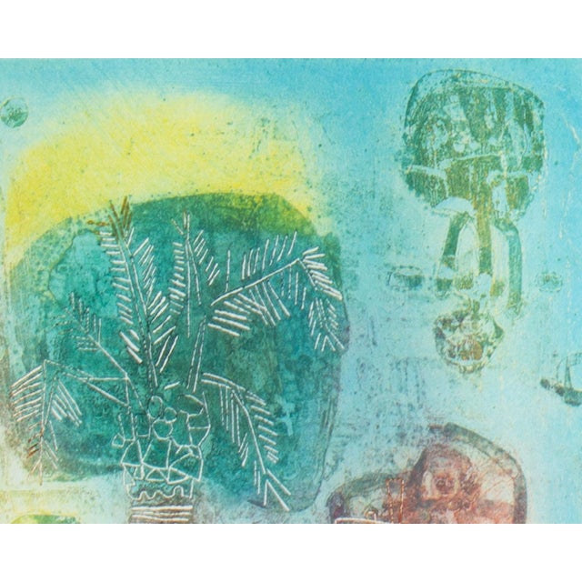 Abstract Intaglio Print by Shoichi Hasegawa For Sale In Indianapolis - Image 6 of 8
