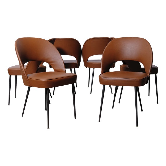 Italian Modern Armchairs, 1960s, Set of 6 For Sale