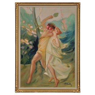 Antoine Calbet, Follower of Antoine Calbet, 1890s, Watercolor, Framed For Sale