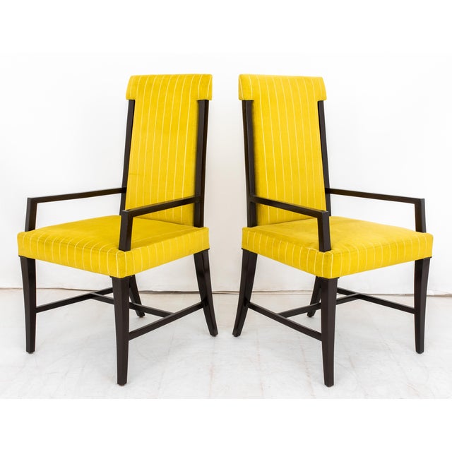 Modern Michael Berman "Nora" Arm Chairs, Pair For Sale - Image 3 of 12