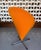This stunning orange chair was designed Verner Panton in 1958. The original upholstery and seat cushion, brushed stainless...