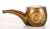 Animal Skin Vintage Mid Century Italian Leather & Ceramic Pipe Form Cachepot Planter For Sale - Image 7 of 7