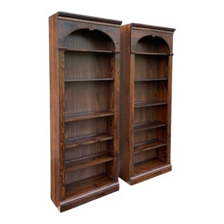 20th Century Ethan Allen Pine Bookcases - a Pair For Sale