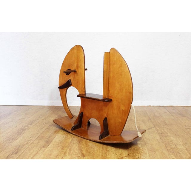 Boho Chic Vintage Rocking Elephant, 1970s For Sale - Image 3 of 15