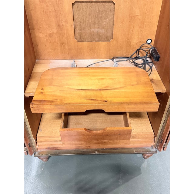 Vintage RomWeber Media Storage Armoire For Sale In New York - Image 6 of 10