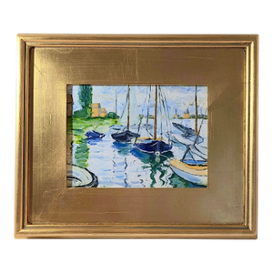 Original Painting ‘Sailboats on the Seine’