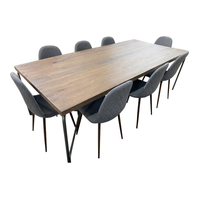 Four Hands "Marion" Dining Table With Eight Chairs For Sale