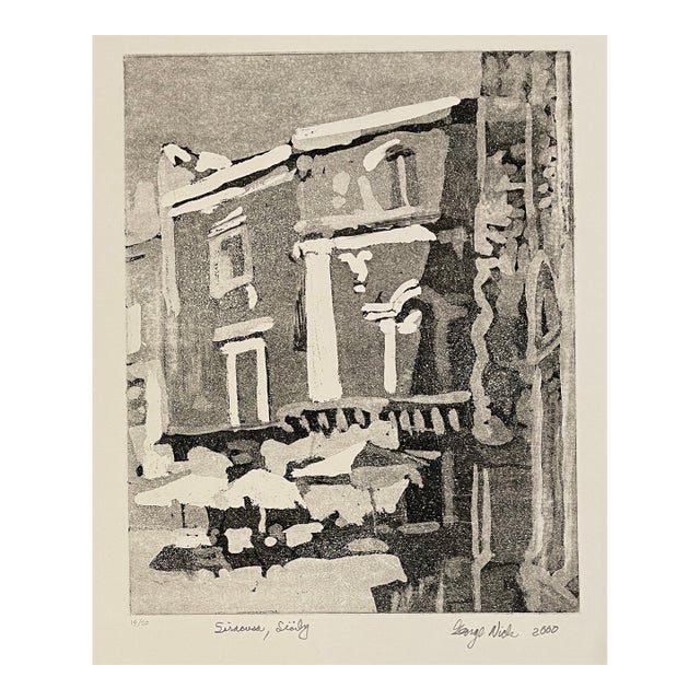2000 George Nick Sicily Etching For Sale