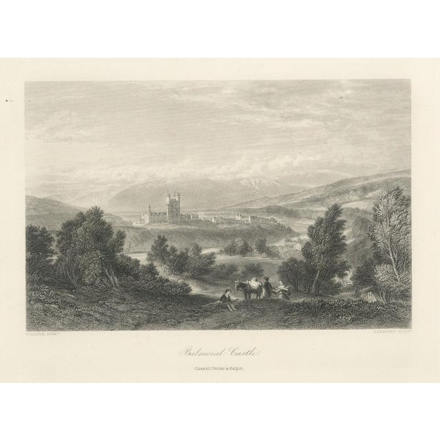 After W. Leitch, Balmoral Castle, Royal Deeside, 1876, Engraving For Sale - Image 9 of 9