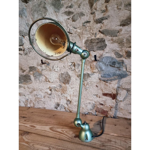 Vintage Articulated Desk Lamp in Reseda Green from Jielde, France, 1970s For Sale - Image 15 of 16