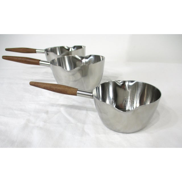 Mid-Century Modern George Jensen Styled Sauce Set Dana Denmark For Sale - Image 3 of 12