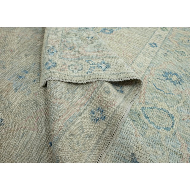 Textile Turkish Oushak Rug 5' x 7' #17895 For Sale - Image 7 of 8