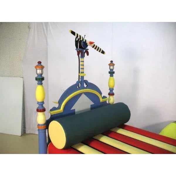 Blue Kinetic Sculpture by Henry Philippe Loustau For Sale - Image 8 of 11