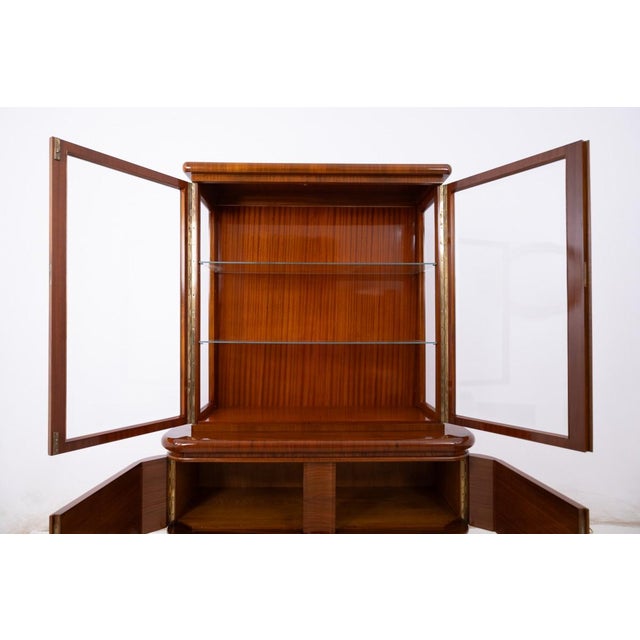 1930s Vintage Art Deco Display Cabinet, Poland, 1930 For Sale - Image 5 of 12