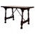 19th Spanish Side Table with Cared Turned Legs and Iron Stretcher For Sale - Image 15 of 18