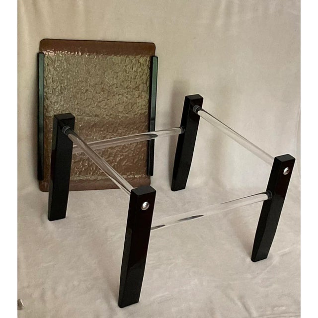 Mid 20th Century Vintage Mid Century Side Table With Removable Tray For Sale - Image 5 of 13