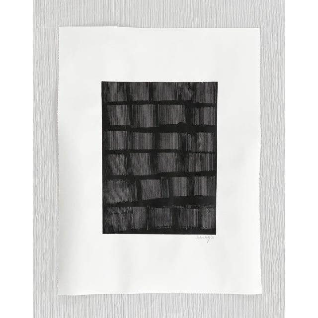 "Riptide I" on paper features a beautiful transfer of our textured Riptide paintings on canvas. This is an original...