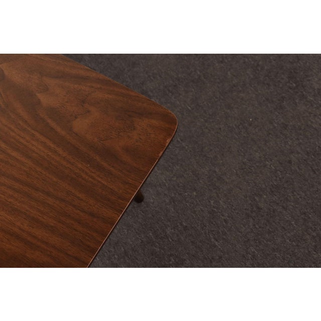 Mid-Century Modern Surfboard-Form Laminate and Walnut Coffee Table With Drawer by Lane For Sale - Image 16 of 18