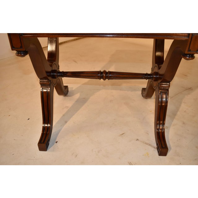 Pair of Edwardian Mahogany Side Tables From England, Circa 1900 For Sale - Image 9 of 10