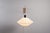 Metal Suspendable Wall Lamp with Brass and Wood Details, 1960s For Sale - Image 7 of 15