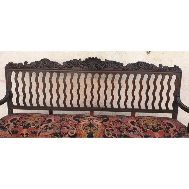 19th Century Rosewood Billiard Bench from Vanrycke For Sale - Image 10 of 18