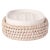 2020s Artifacts Rattan Oval Soap Dish with Ceramic Insert, White WashA For Sale - Image 5 of 5