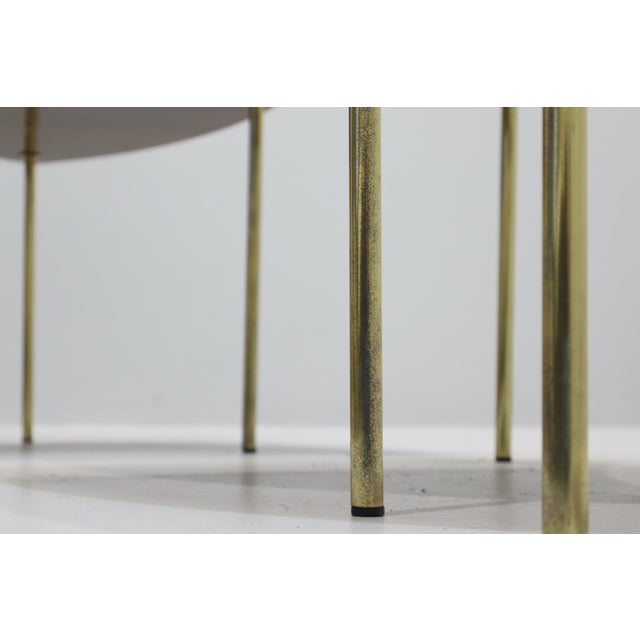 Mid-Century Modern Vintage Coffee Tables by Peter Hvidt & Orla Mølgaard-Nielsen for France & Søn, 1955, Set of 6 For Sale - Image 3 of 13