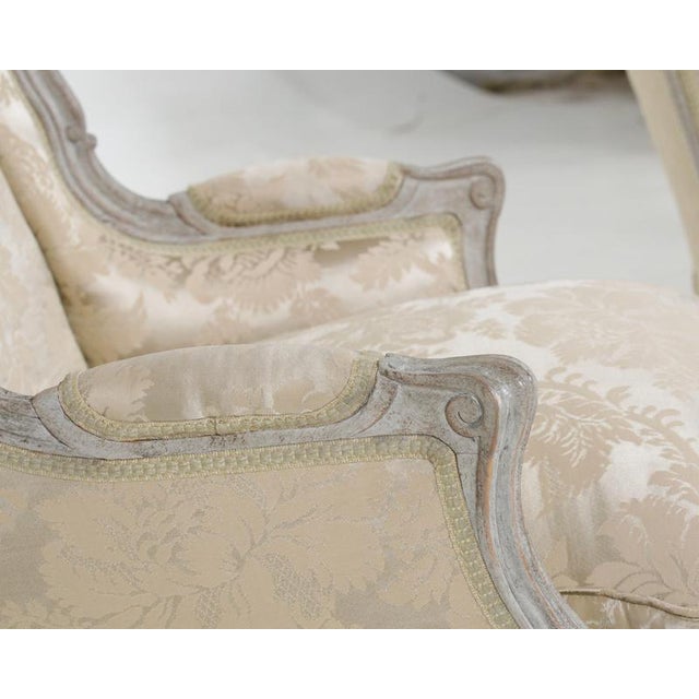Antique Rococo Style Armchairs, Set of 2 For Sale - Image 4 of 6