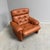 Textile Vintage Coronado Lounge Chair in Cognac Leather by B&B Italia, Italy, 1960s For Sale - Image 7 of 14