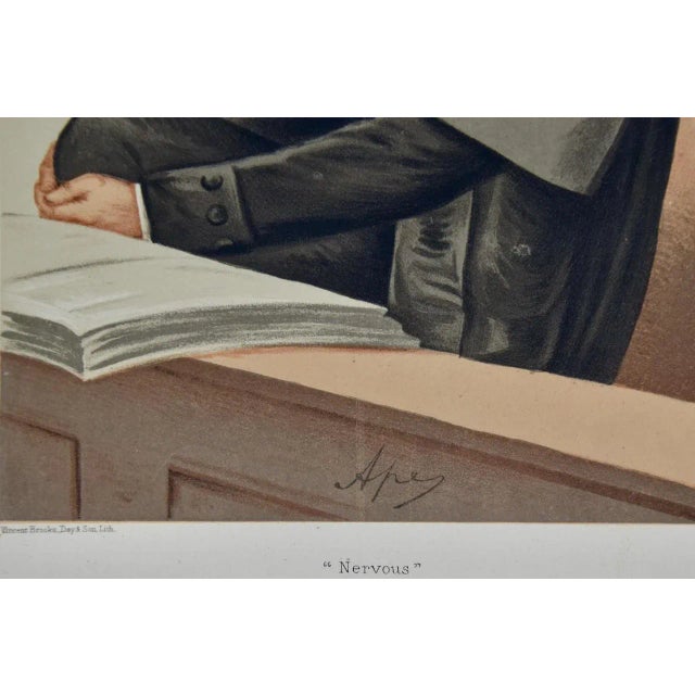 Late 19th Century Sir Henry James, Statesman: 19th C. Vanity Fair Caricature by Pellegrini (Ape), 1874 For Sale - Image 5 of 6