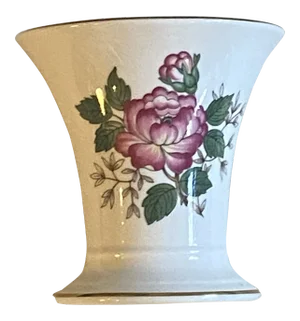 Vintage Wedgwood Traditional White China Bud Vase