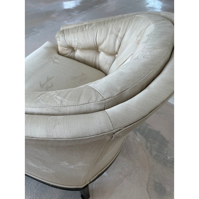 1980s Vintage Broyhill Asian Style Lounge Chairs For Sale - Image 5 of 8