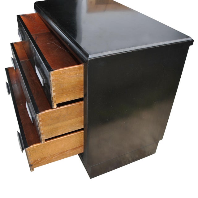Mid-Century Modern Mid-Century Modern Mengel Raymond Loewy Style Ebonized Dresser For Sale - Image 3 of 7