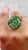 This is part of Chairish’s Fine Jewelry assortment. Emerald flower ring in 14K gold which perfectly goes with your...