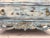 Maison Martine Coastal Blue Chest • Hand‑Refinished • 36” Artisan Dresser For Sale - Image 10 of 13