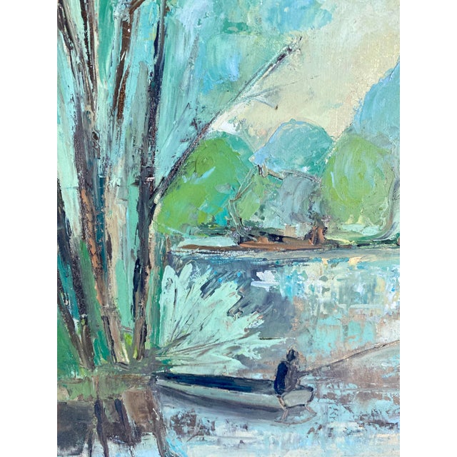 1960s French Impasto Oil Painting For Sale In Los Angeles - Image 6 of 6