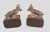 Wood Antique Late 19th Century Black Forest Hand Carved Pair Alpine Goat - Ram- Buck Wood Sculptures - a Pair For Sale - Image 7 of 7