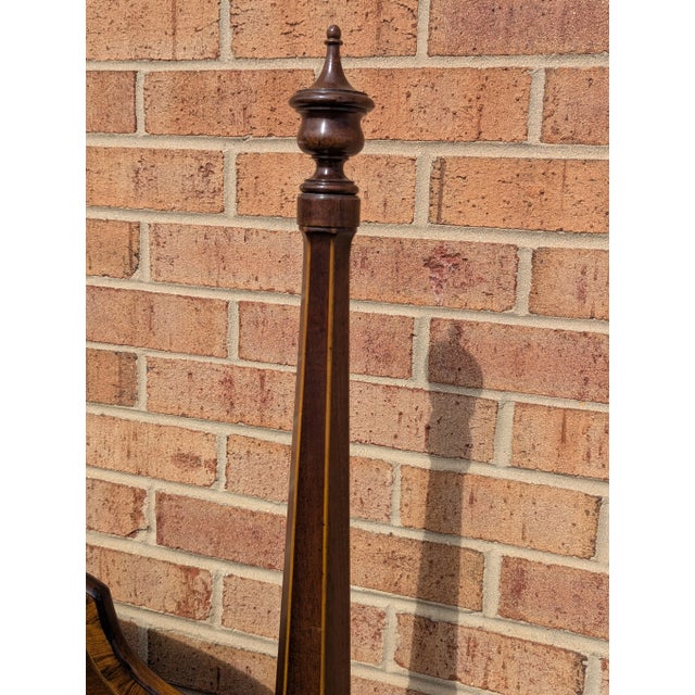 English Vintage Full-Size Solid Wood Bed Frame For Sale - Image 3 of 9