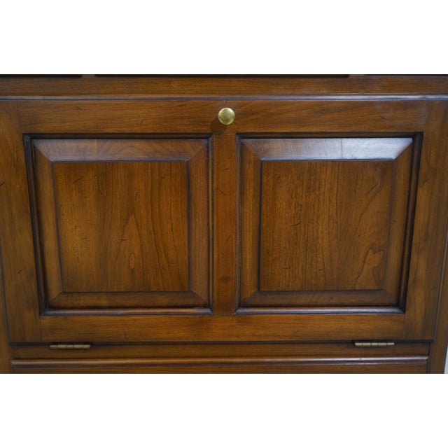 Pair of Henkel Harris Cherry 4 Drawer Chests Nightstands For Sale - Image 11 of 18