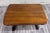 Mission Antique Mission Oak Trestle Pedestal Base Library Table Console Hall Table For Sale - Image 3 of 14