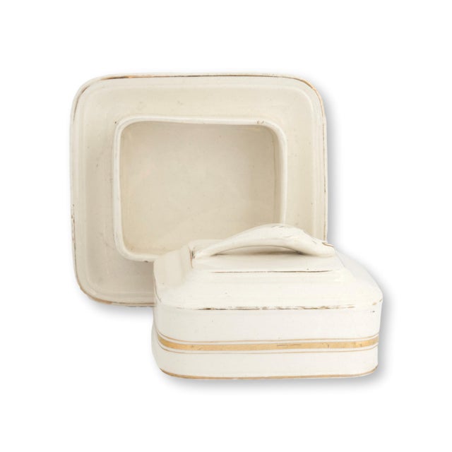 Antique English Ironstone Sardine Box For Sale In Los Angeles - Image 6 of 7