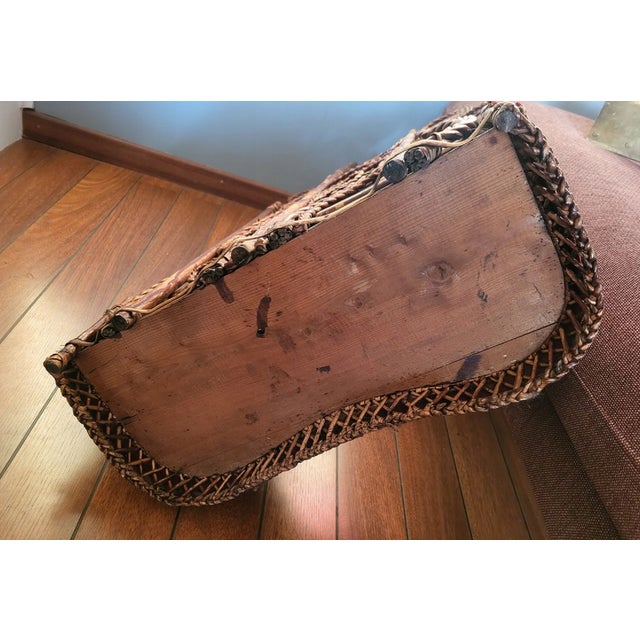 Art Nouveau Rattan Cabinet, 1890s For Sale - Image 6 of 8